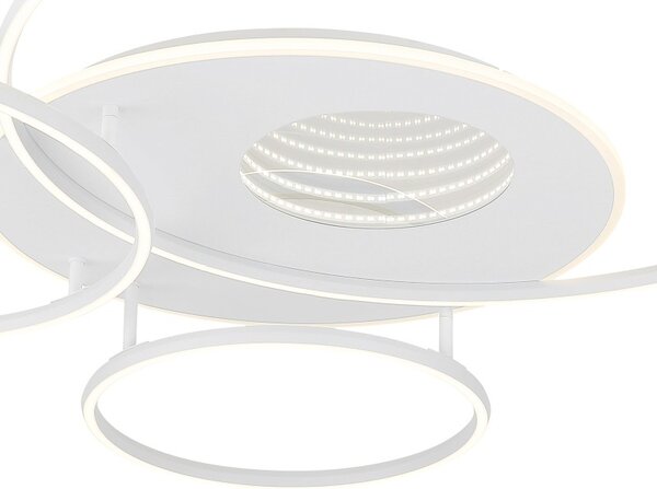 Globo 48466-70W LED přisazené stropní svítidlo INVERTINA | 70W integrovaný LED zdroj | 4599lm | 2700-6500K | dálkové ovládání | stmívač | bílá
