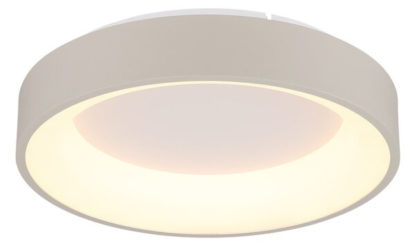 Globo 48487-36 LED přisazené stropní svítidlo GALLEGOS | 36W integrovaný LED zdroj | 1800lm | 2700-6000K | dálkové ovládání | stmívač | béžová