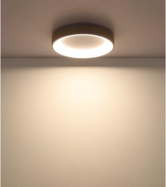 Globo 48487-48 LED přisazené stropní svítidlo GALLEGOS | 48W integrovaný LED zdroj | 2400lm | 2700-6000K | dálkové ovládání | stmívač | béžová