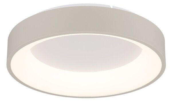 Globo 48487-36 LED přisazené stropní svítidlo GALLEGOS | 36W integrovaný LED zdroj | 1800lm | 2700-6000K | dálkové ovládání | stmívač | béžová