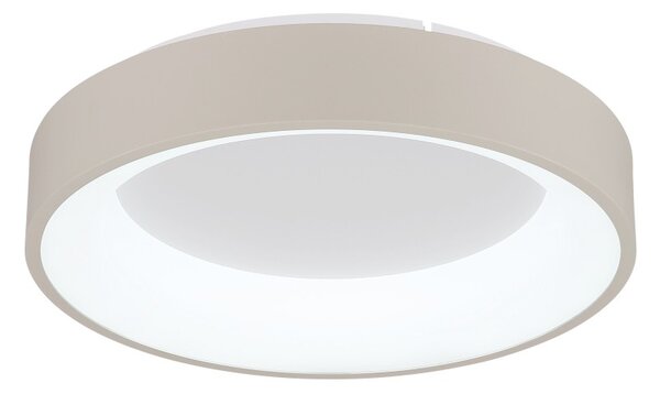 Globo 48487-36 LED přisazené stropní svítidlo GALLEGOS | 36W integrovaný LED zdroj | 1800lm | 2700-6000K | dálkové ovládání | stmívač | béžová