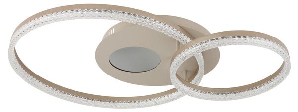 Globo 48480-30 LED přisazené stropní svítidlo SANFORD | 30W integrovaný LED zdroj | 2248lm | 3000K | béžová