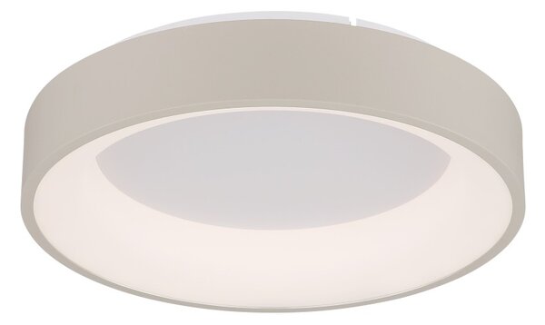 Globo 48487-36 LED přisazené stropní svítidlo GALLEGOS | 36W integrovaný LED zdroj | 1800lm | 2700-6000K | dálkové ovládání | stmívač | béžová