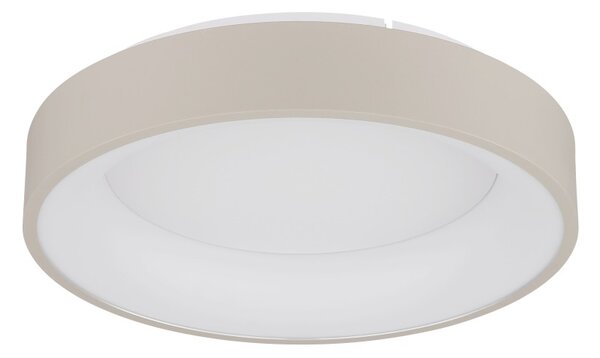 Globo 48487-36 LED přisazené stropní svítidlo GALLEGOS | 36W integrovaný LED zdroj | 1800lm | 2700-6000K | dálkové ovládání | stmívač | béžová