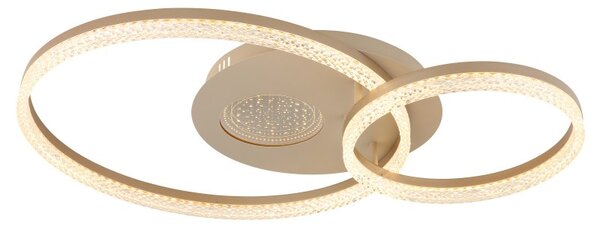 Globo 48480-30 LED přisazené stropní svítidlo SANFORD | 30W integrovaný LED zdroj | 2248lm | 3000K | béžová