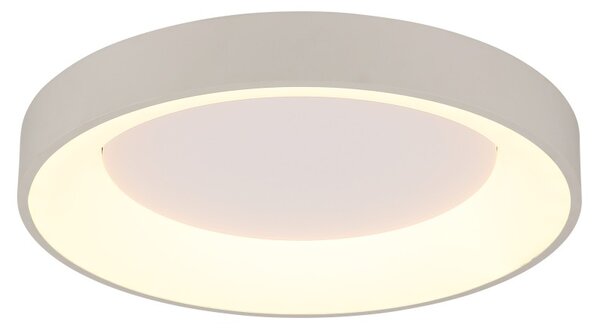 Globo 48487-48 LED přisazené stropní svítidlo GALLEGOS | 48W integrovaný LED zdroj | 2400lm | 2700-6000K | dálkové ovládání | stmívač | béžová