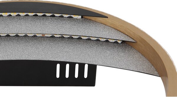 Globo 48493-12 LED přisazené stropní svítidlo CONSTANCE | 12W integrovaný LED zdroj | 870lm | 3000/4000/6000K | zlatá