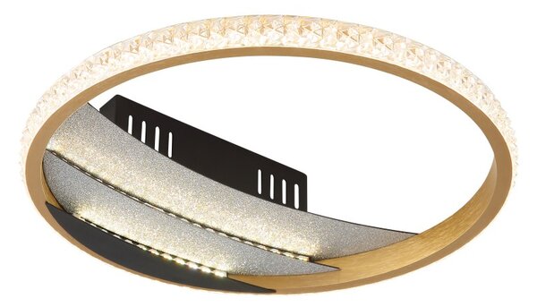 Globo 48493-12 LED přisazené stropní svítidlo CONSTANCE | 12W integrovaný LED zdroj | 870lm | 3000/4000/6000K | zlatá