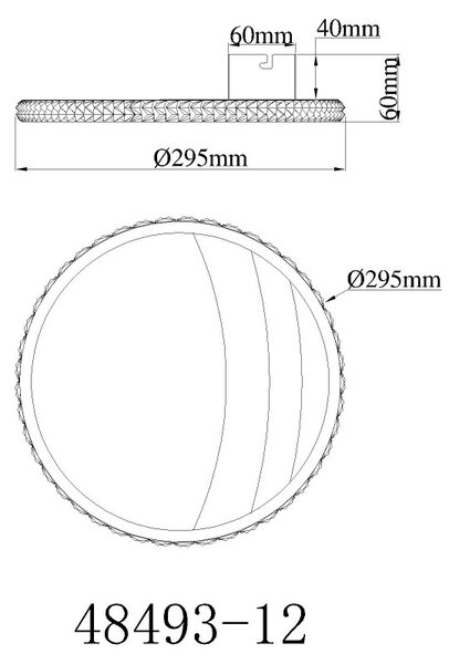 Globo 48493-12 LED přisazené stropní svítidlo CONSTANCE | 12W integrovaný LED zdroj | 870lm | 3000/4000/6000K | zlatá