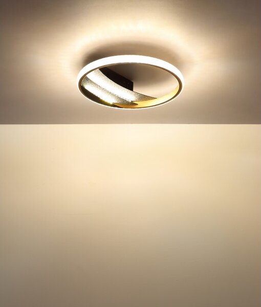 Globo 48493-12 LED přisazené stropní svítidlo CONSTANCE | 12W integrovaný LED zdroj | 870lm | 3000/4000/6000K | zlatá