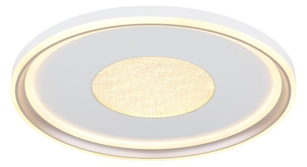 Globo 48558-60 LED přisazené stropní svítidlo EILA | 60W integrovaný LED zdroj | 6100lm | 2700-6000K | dálkové ovládání | stmívač | bílá