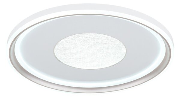 Globo 48558-60 LED přisazené stropní svítidlo EILA | 60W integrovaný LED zdroj | 6100lm | 2700-6000K | dálkové ovládání | stmívač | bílá