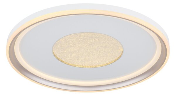 Globo 48558-60 LED přisazené stropní svítidlo EILA | 60W integrovaný LED zdroj | 6100lm | 2700-6000K | dálkové ovládání | stmívač | bílá