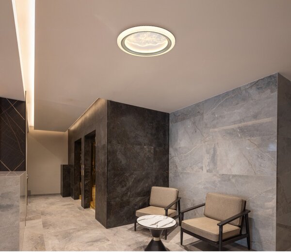 Globo 48494-28 LED přisazené stropní svítidlo ODESSA | 28W integrovaný LED zdroj | 2200lm | 3000/4000/6000K | šedá