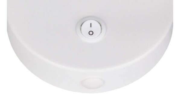 Trio Leuchten R26851731 TARYN - Nástěnná čtecí lampa v bílé barvě s vypínačem, 1 x GU10 MINI (Bílá lampa na zeď s husím krkem)