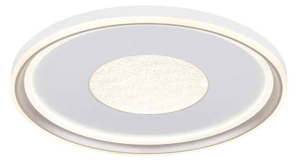 Globo 48558-60 LED přisazené stropní svítidlo EILA | 60W integrovaný LED zdroj | 6100lm | 2700-6000K | dálkové ovládání | stmívač | bílá