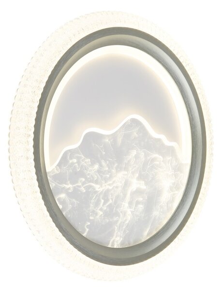 Globo 48494-28 LED přisazené stropní svítidlo ODESSA | 28W integrovaný LED zdroj | 2200lm | 3000/4000/6000K | šedá