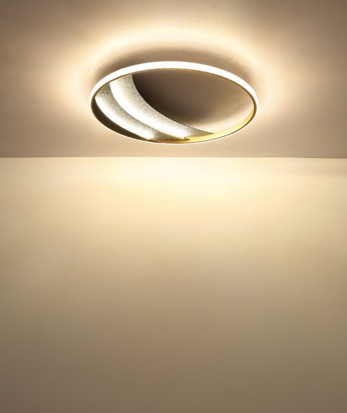 Globo 48493-40 LED přisazené stropní svítidlo CONSTANCE | 40W integrovaný LED zdroj | 2438lm | 3000/4000/6000K | zlatá