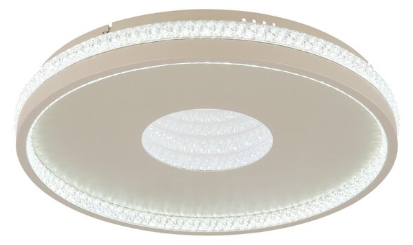 Globo 48563-30S LED přisazené stropní svítidlo SHIRLEY | 30W integrovaný LED zdroj | 1170lm | 2700-6500K | dálkové ovládání | stmívač | béžová