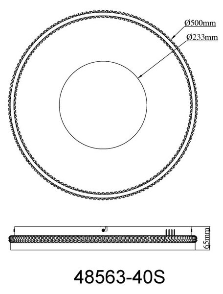 Globo 48563-40S LED přisazené stropní svítidlo SHIRLEY | 40W integrovaný LED zdroj | 1500lm | 2700-6500K | dálkové ovládání | stmívač | béžová