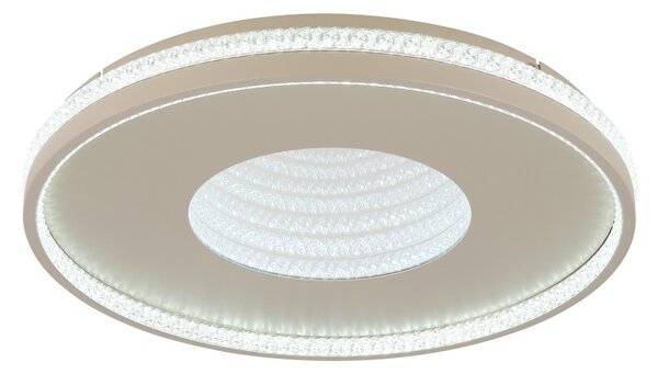 Globo 48563-40S LED přisazené stropní svítidlo SHIRLEY | 40W integrovaný LED zdroj | 1500lm | 2700-6500K | dálkové ovládání | stmívač | béžová