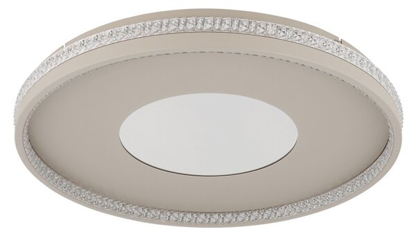 Globo 48563-40S LED přisazené stropní svítidlo SHIRLEY | 40W integrovaný LED zdroj | 1500lm | 2700-6500K | dálkové ovládání | stmívač | béžová