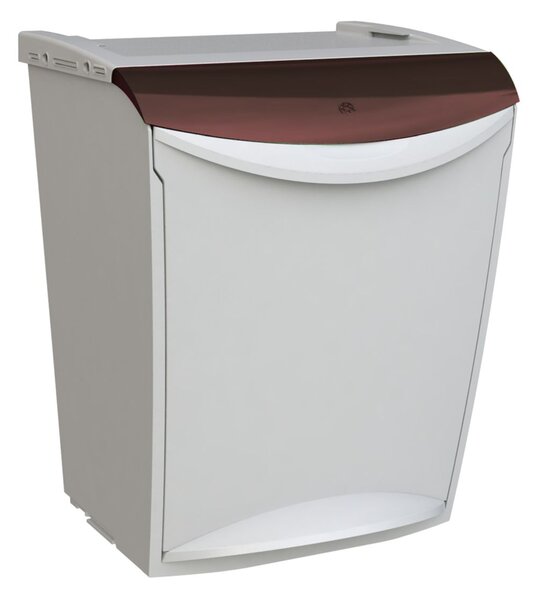 Denox Ekosystem odpadkový koš na tříděný odpad 25 l, hnědý - bioodpad