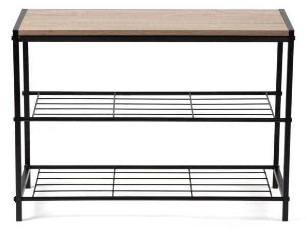 Černý ocelový botník 63x44x30 cm Asten – Bonami Essentials