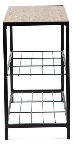 Černý ocelový botník 63x44x30 cm Asten – Bonami Essentials