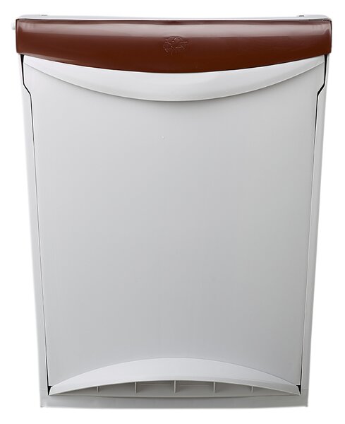 Denox Ekosystem odpadkový koš na tříděný odpad 25 l, hnědý - bioodpad