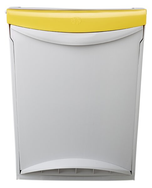 Denox Ekosystem odpadkový koš na tříděný odpad 25 l, žlutý - plast