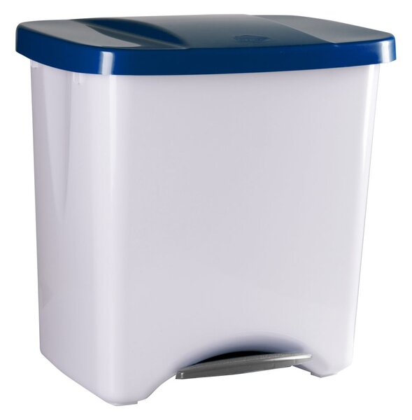 Denox Ecologic pedálový odpadkový koš 50 l, plast, modrý