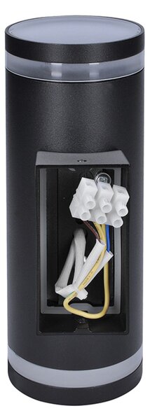 Solight LED venkovní nástěnné osvětlení Potenza, 2x GU10, černá WO811