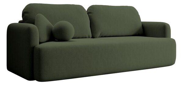 Pohovka trojsedačka Linaki (zelená + černá). Akce -15%