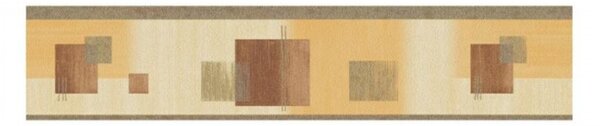 A.S. Création | Papírová bordura na zeď Only Borders 7689-26 | 13 cm x 5 m | oranžová, hnědá, metalická