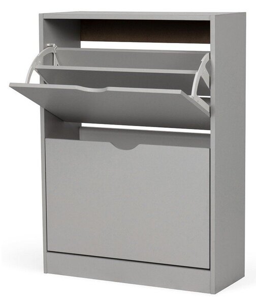 Šedý výklopný botník 50x82x24 cm Stelo – Bonami Essentials