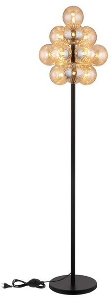 Globo 56146S LED stojací lampa CONOR integrovaný LED zdroj | s vypínačem | černá