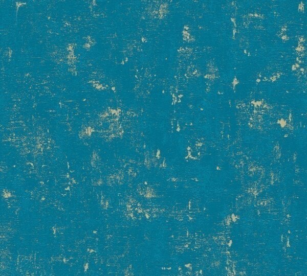 A.S. Création | Vliesová tapeta na zeď Trendwall 2307-68 | 0,53 x 10,05 m | zelená, modrá, zlatá