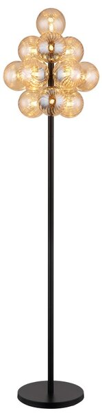 Globo 56146S LED stojací lampa CONOR integrovaný LED zdroj | s vypínačem | černá