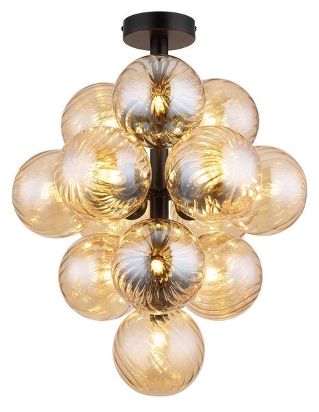 Globo 56146D LED přisazené stropní svítidlo CONOR integrovaný LED zdroj | černá