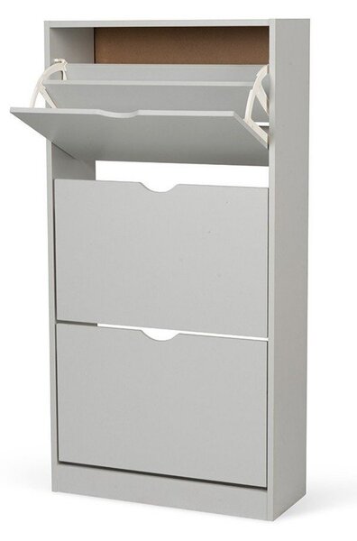 Šedý výklopný botník 60x118x24 cm Stelo – Bonami Essentials