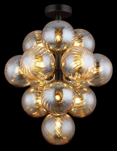 Globo 56146D LED přisazené stropní svítidlo CONOR integrovaný LED zdroj | černá