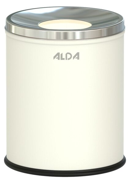 Alda Odpadkový koš Hotel Comfort 7 l, lakovaná ocel, bílá