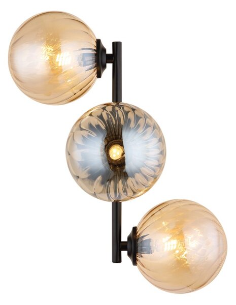 Globo 56146W LED nástěnné svítidlo CONOR integrovaný LED zdroj | černá