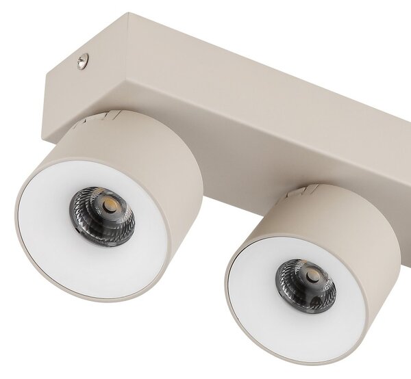 Globo 56961-4S LED bodové stropní svítidlo RAE | 6W integrovaný LED zdroj | 480lm | 3000K | béžová