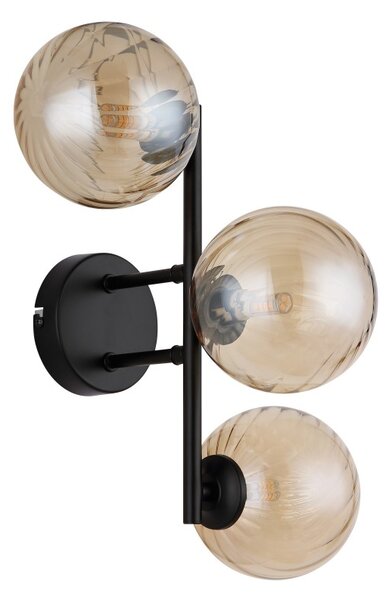 Globo 56146W LED nástěnné svítidlo CONOR integrovaný LED zdroj | černá
