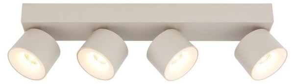 Globo 56961-4S LED bodové stropní svítidlo RAE | 6W integrovaný LED zdroj | 480lm | 3000K | béžová