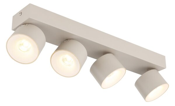 Globo 56961-4S LED bodové stropní svítidlo RAE | 6W integrovaný LED zdroj | 480lm | 3000K | béžová