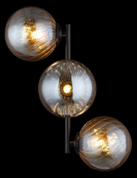 Globo 56146W LED nástěnné svítidlo CONOR integrovaný LED zdroj | černá