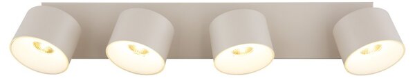 Globo 56961-4S LED bodové stropní svítidlo RAE | 6W integrovaný LED zdroj | 480lm | 3000K | béžová